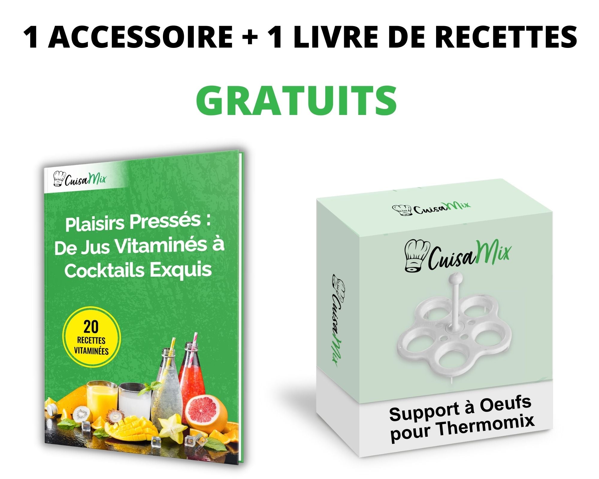 Pressix - Presse-Agrumes pour Thermomix (+ 1 Accessoire et 1 Livre OFFERTS).