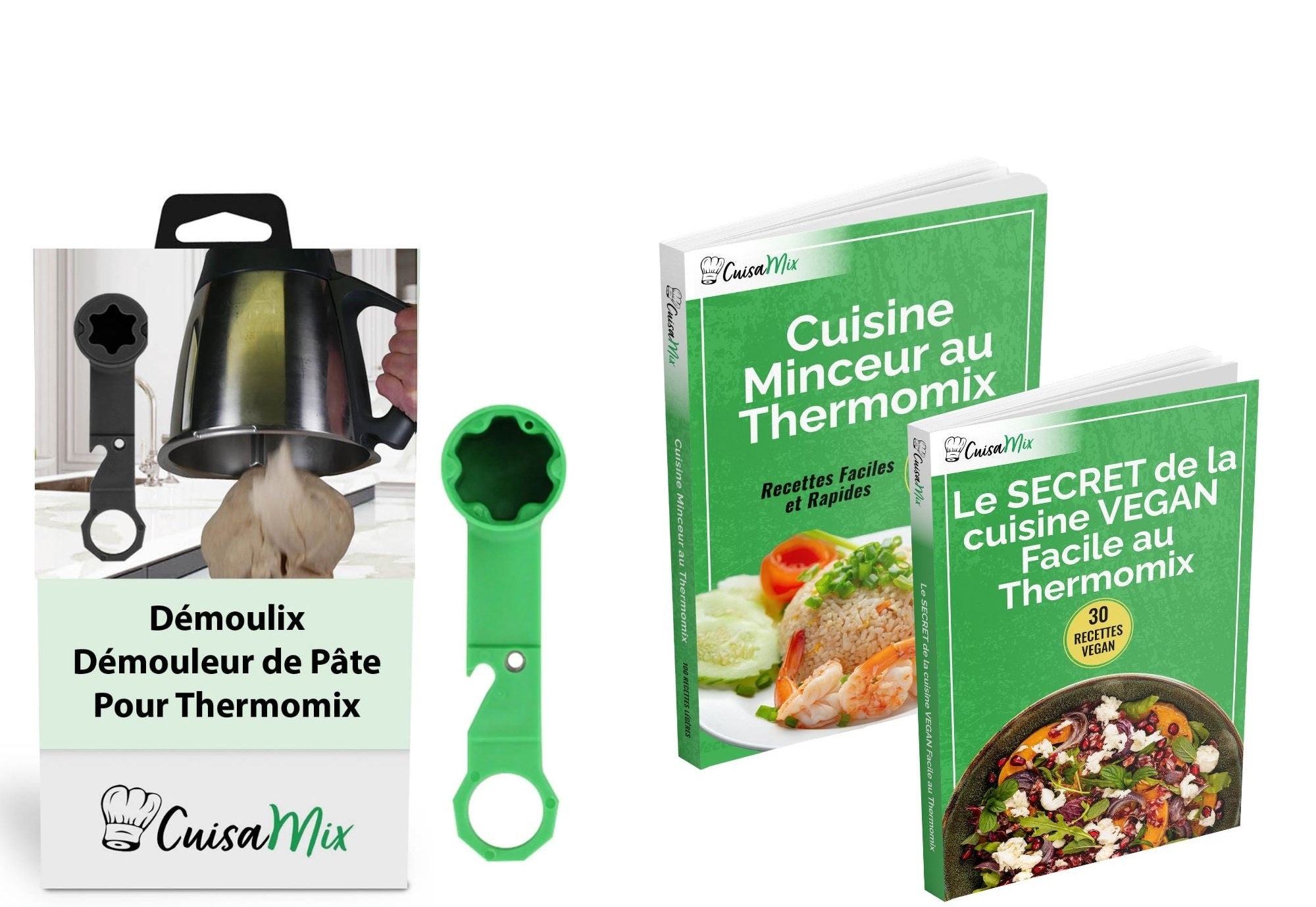 Démoulix - Démouleur de pâte pour Thermomix (+1 OFFERT)