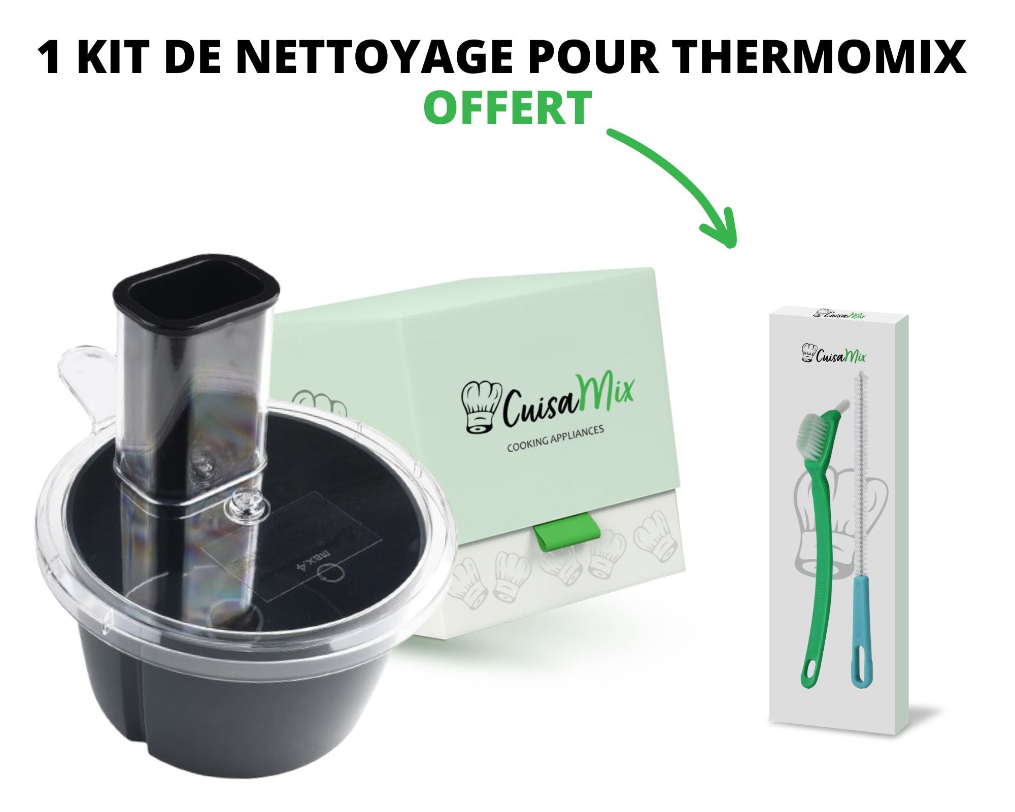 Coupix - Coupe Légumes pour Thermomix (+1 Accessoire OFFERT).