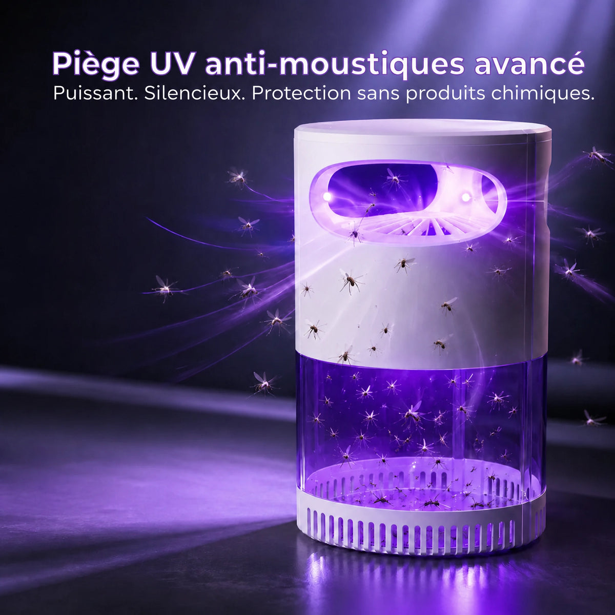 Nokta - Piège à moustiques silencieux à aspiration UV