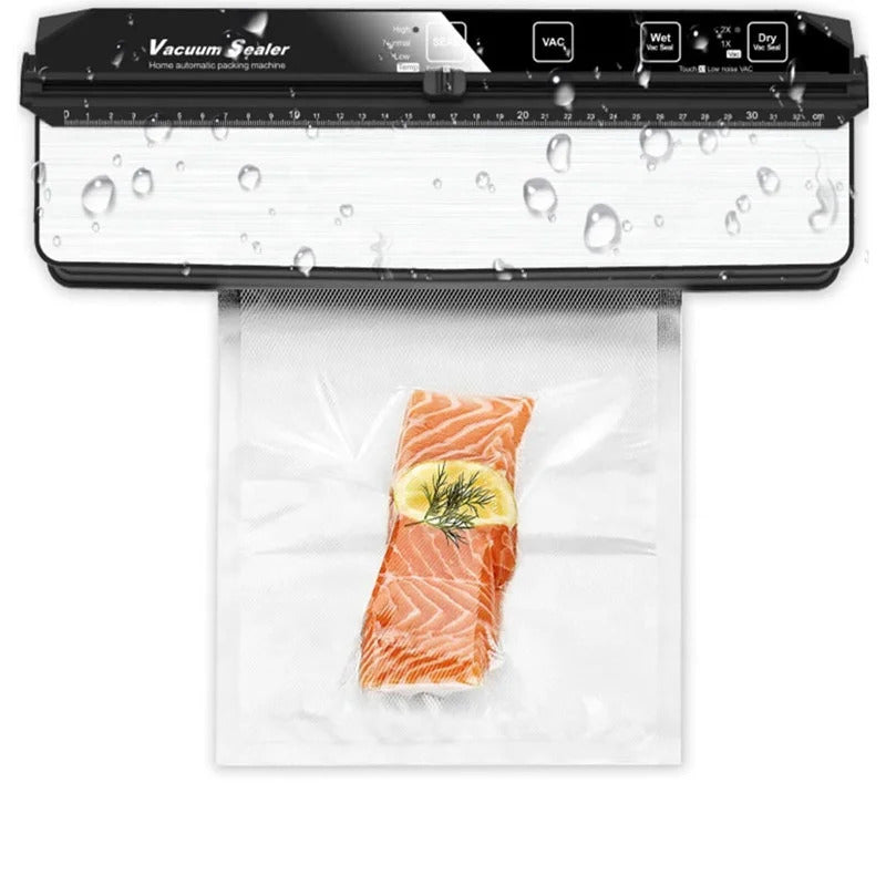 Emballage Sous Vide Alimentaire Électrique Multifonction, sur un fond blanc.